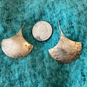 Vintage Sterling Silver handmade earrings